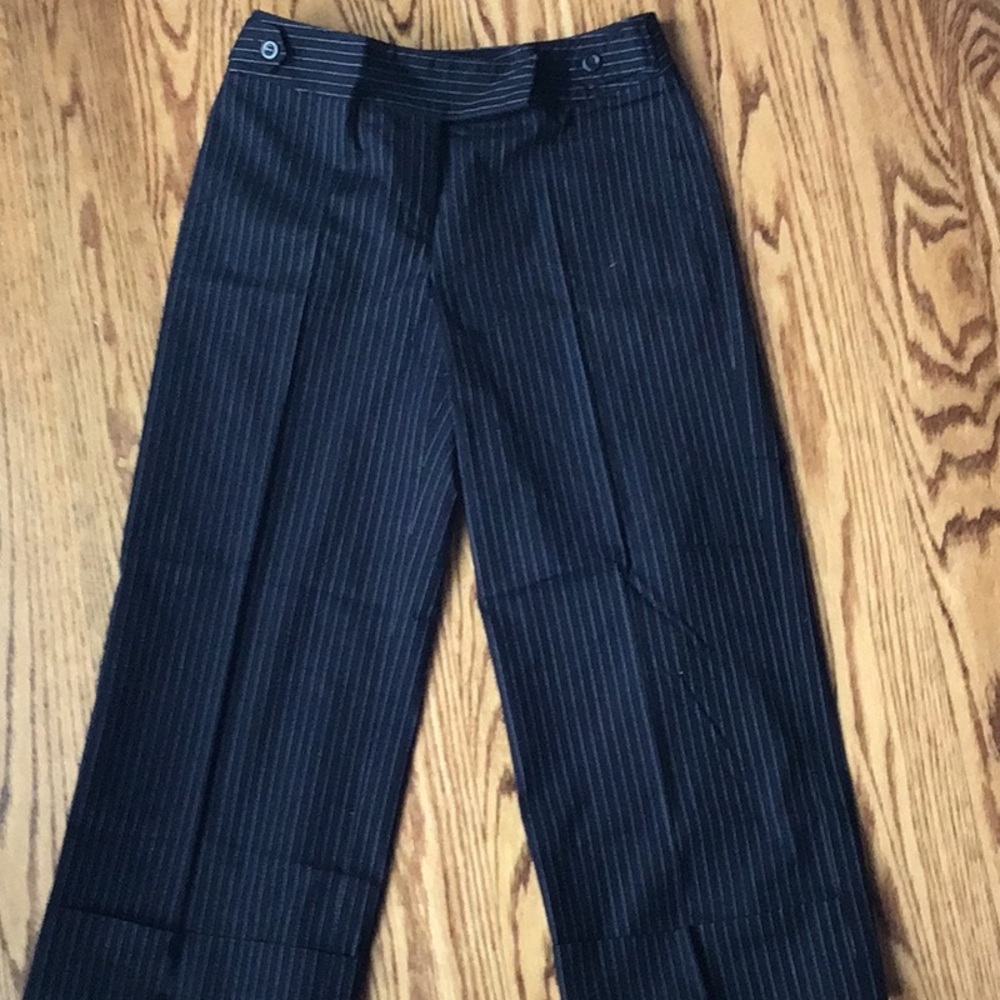 Blue crop pants